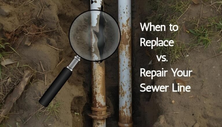 When to Replace vs. Repair Your Sewer Line