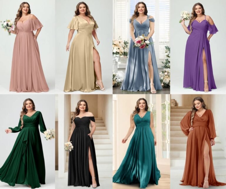 Top Plus Size Bridesmaid Dress Colors Dominating 2026 Weddings