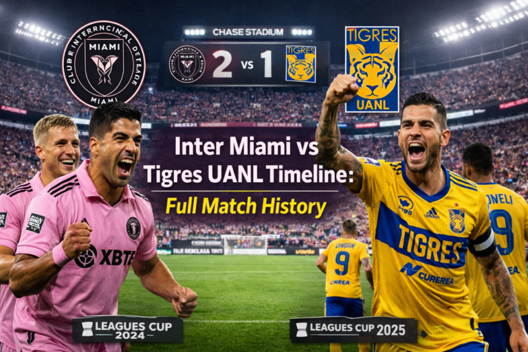 Inter Miami vs Tigres UANL Timeline