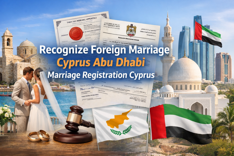 Recognize Foreign Marriage Cyprus Abu Dhabi Marriage Registration Cyprus