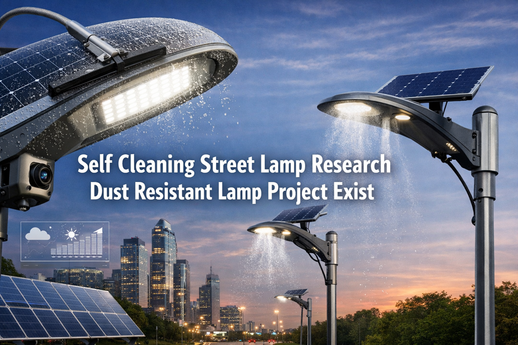Self Cleaning Street Lamp Research Dust Resistant Lamp Project Exist