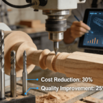 : Precision wood CNC turning tools reducing costs by 30% while enhancing quality for artisanal craftsmen