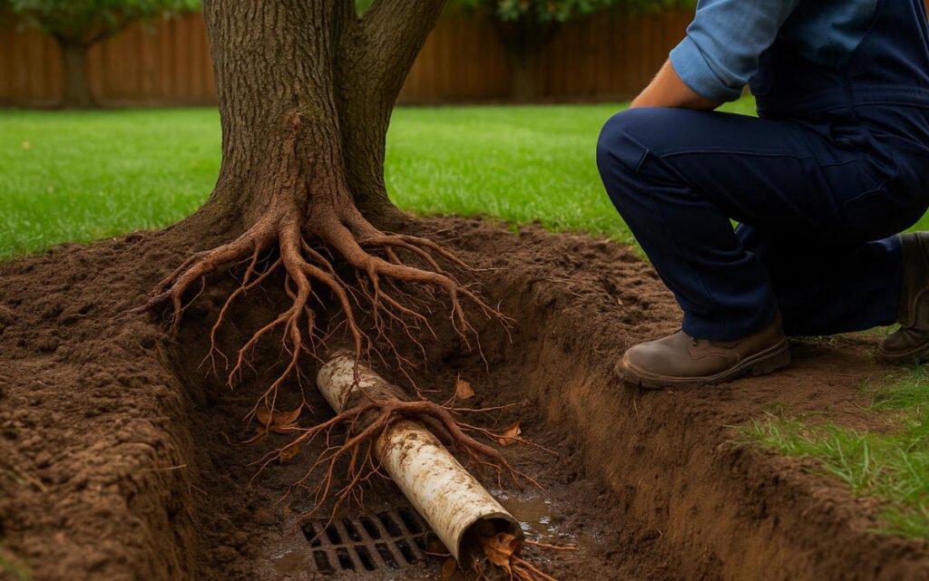 How do Plumbers Address Plumbing Issues Caused by Tree Roots?