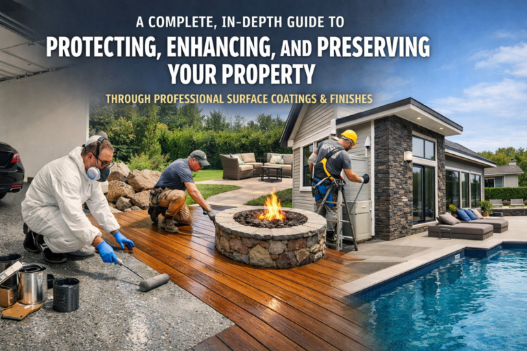 A Complete, In-Depth Guide to Protecting, Enhancing, and Preserving Your Property Through Professional Surface Coatings and Finishes