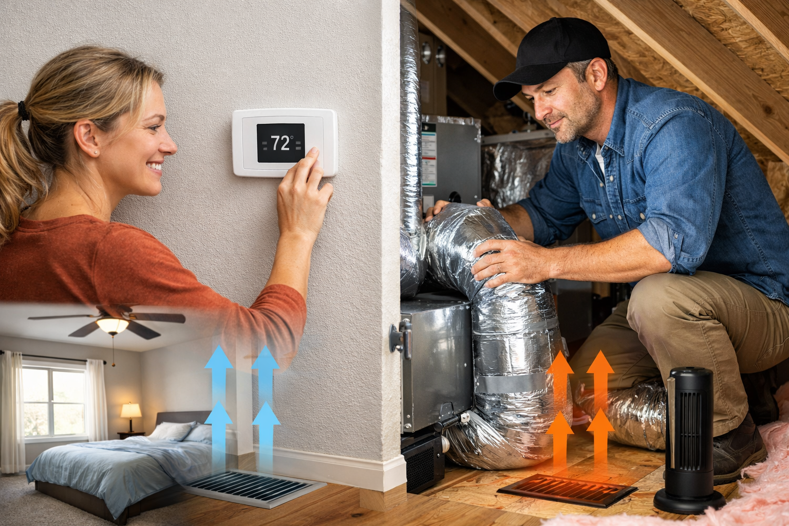 How to Address Uneven Heat Distribution in Multi-Story Homes Comfortably?