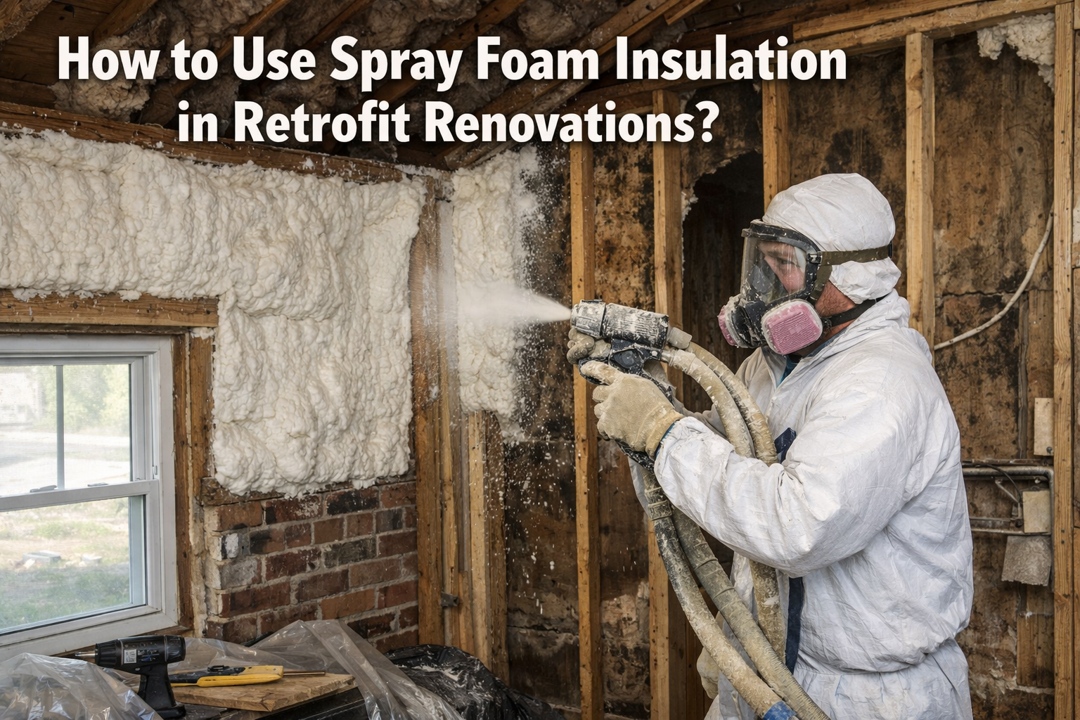 How to Use Spray Foam Insulation in Retrofit Renovations?