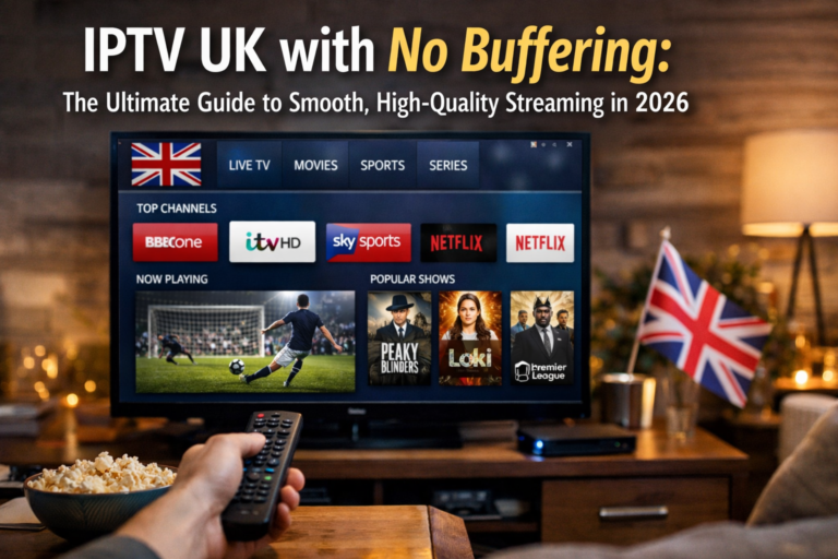 IPTV UK with No Buffering: The Ultimate Guide to Smooth, High-Quality Streaming in 2026