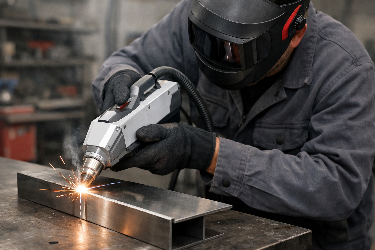 Faster, Cleaner Metal Joints With Handheld Laser Welding
