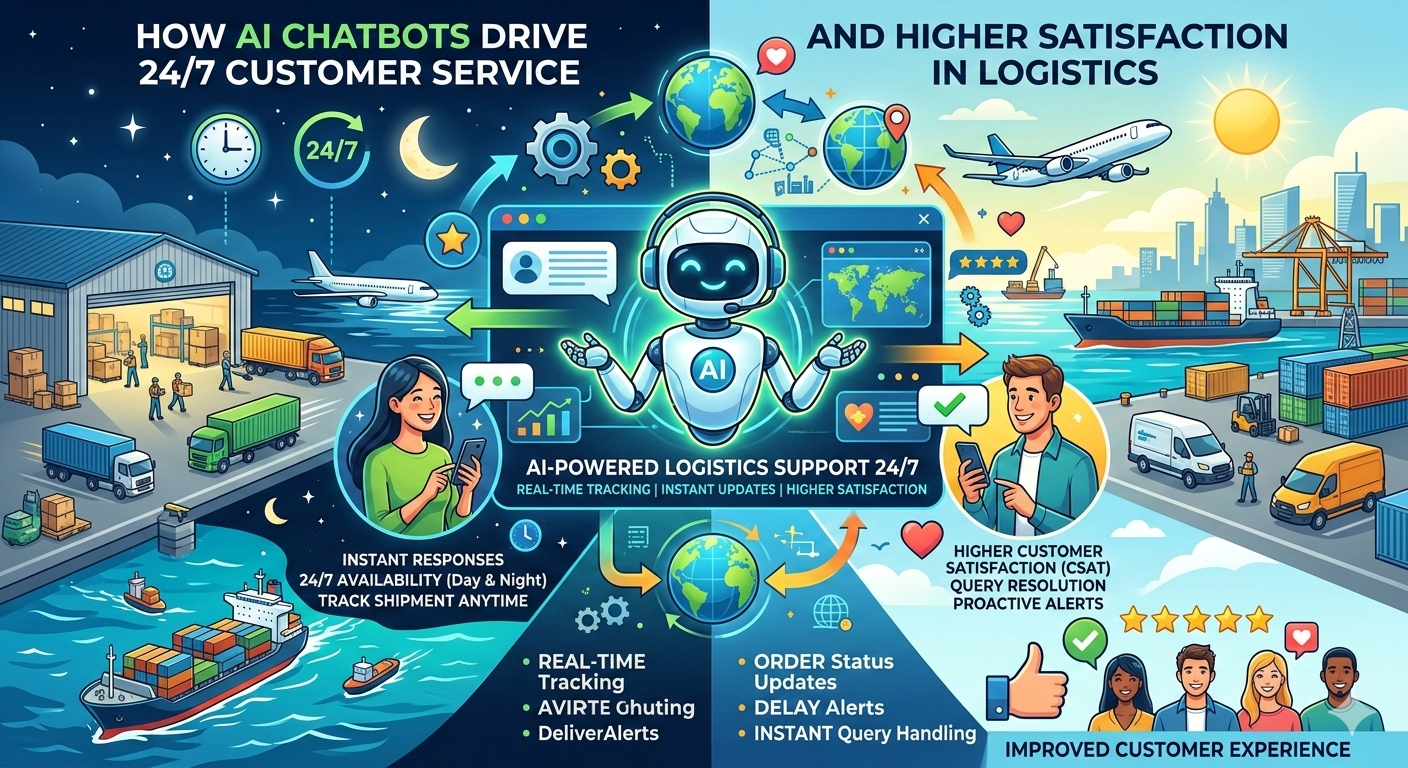 How AI Chatbots Drive 24/7 Customer Service And Higher Satisfaction In Logistics