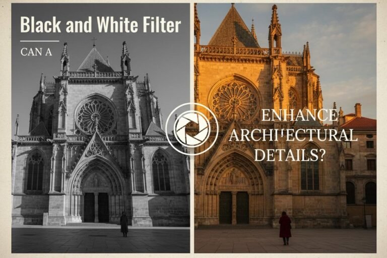 Can a Black and White Filter Enhance Architectural Details?